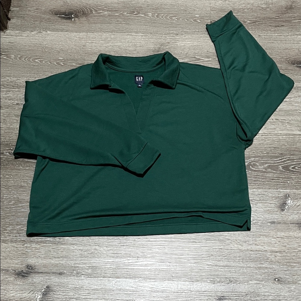 GAP Men's Dark Green Polo Shirt